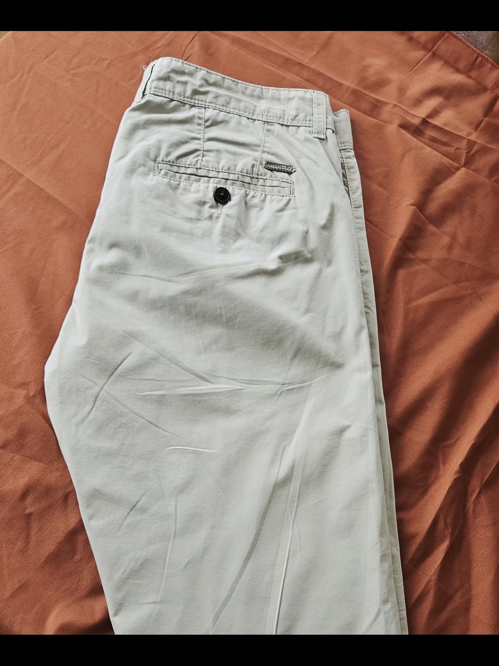 ​Alcott & Co. Men’s Khaki Chino Pants - Size 36 - Slim Straight Fit - Picture 10 of 12